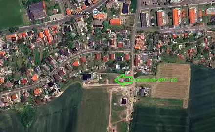 Prodej stavebního pozemku 697 m², Bečov, okres Most