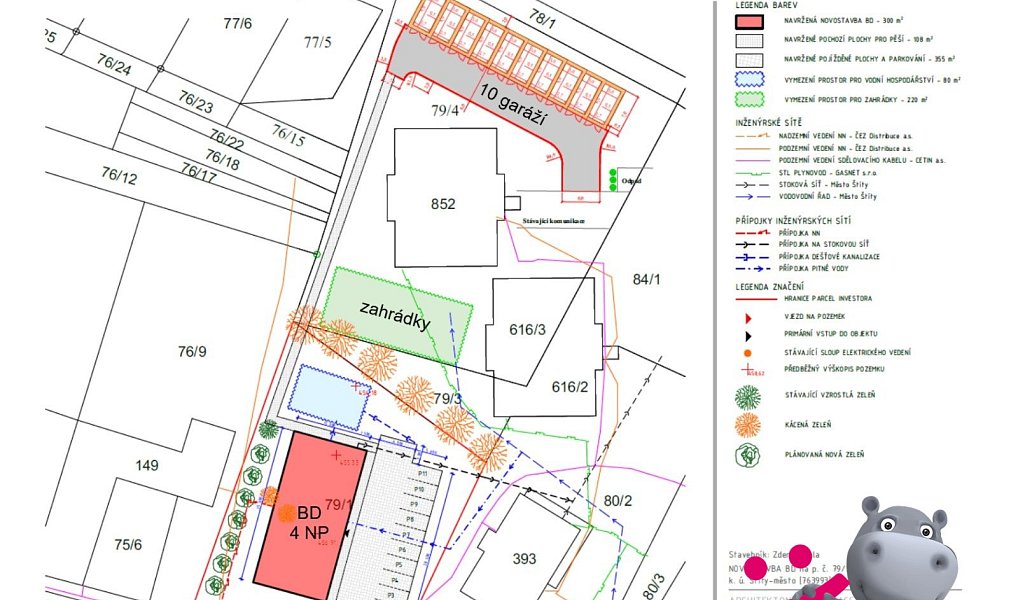 Prodej stavebního pozemku 3 268 m², Štíty – náhled fotky 2