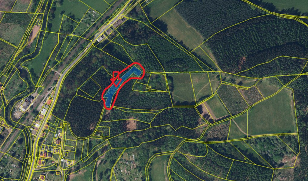 Prodej lesa 1 326 m², Hronov – náhled fotky 2