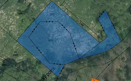 Prodej pozemku 937 m², Zvěrotice, okres Tábor