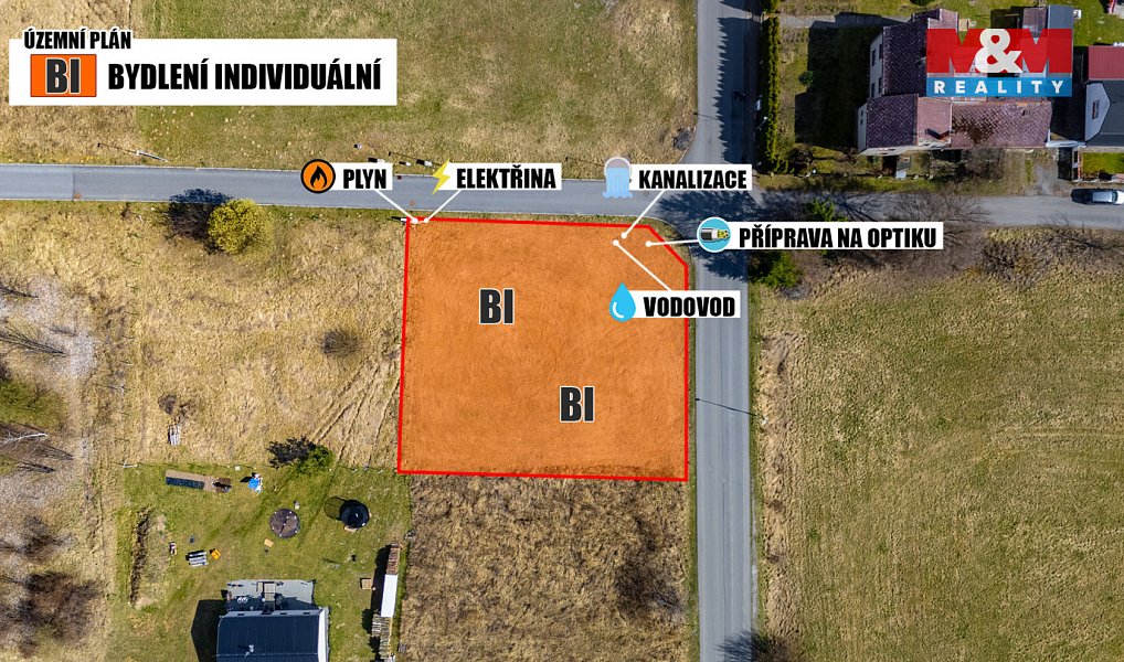 Prodej stavebního pozemku 997 m², Doksy – náhled fotky 6