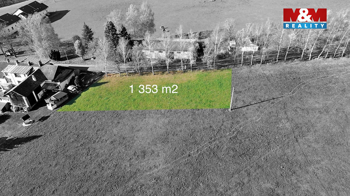 Prodej stavebního pozemku 1 353 m² – fotografie 4