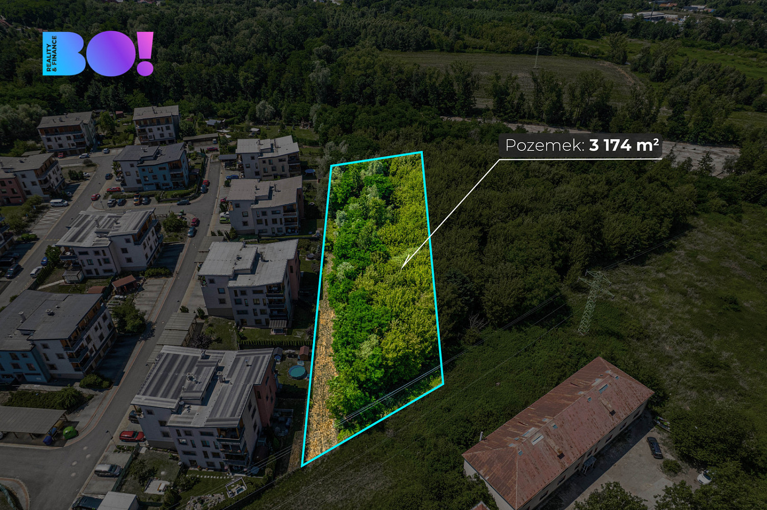 Prodej stavebního pozemku 3 174 m² – fotografie 5