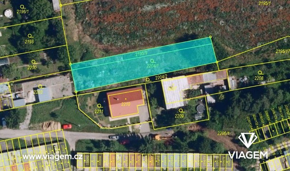 Prodej stavebního pozemku 840 m², Šlapanice – náhled fotky 5