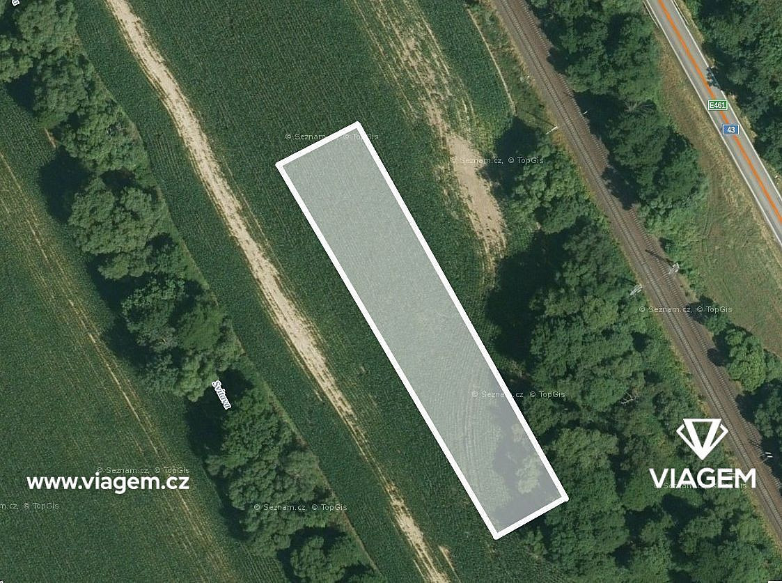 Prodej pole 2 044 m² – pohled 2