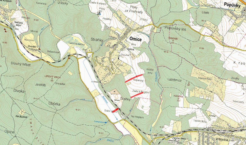 Prodej pole 9 696 m², Omice – náhled fotky 3