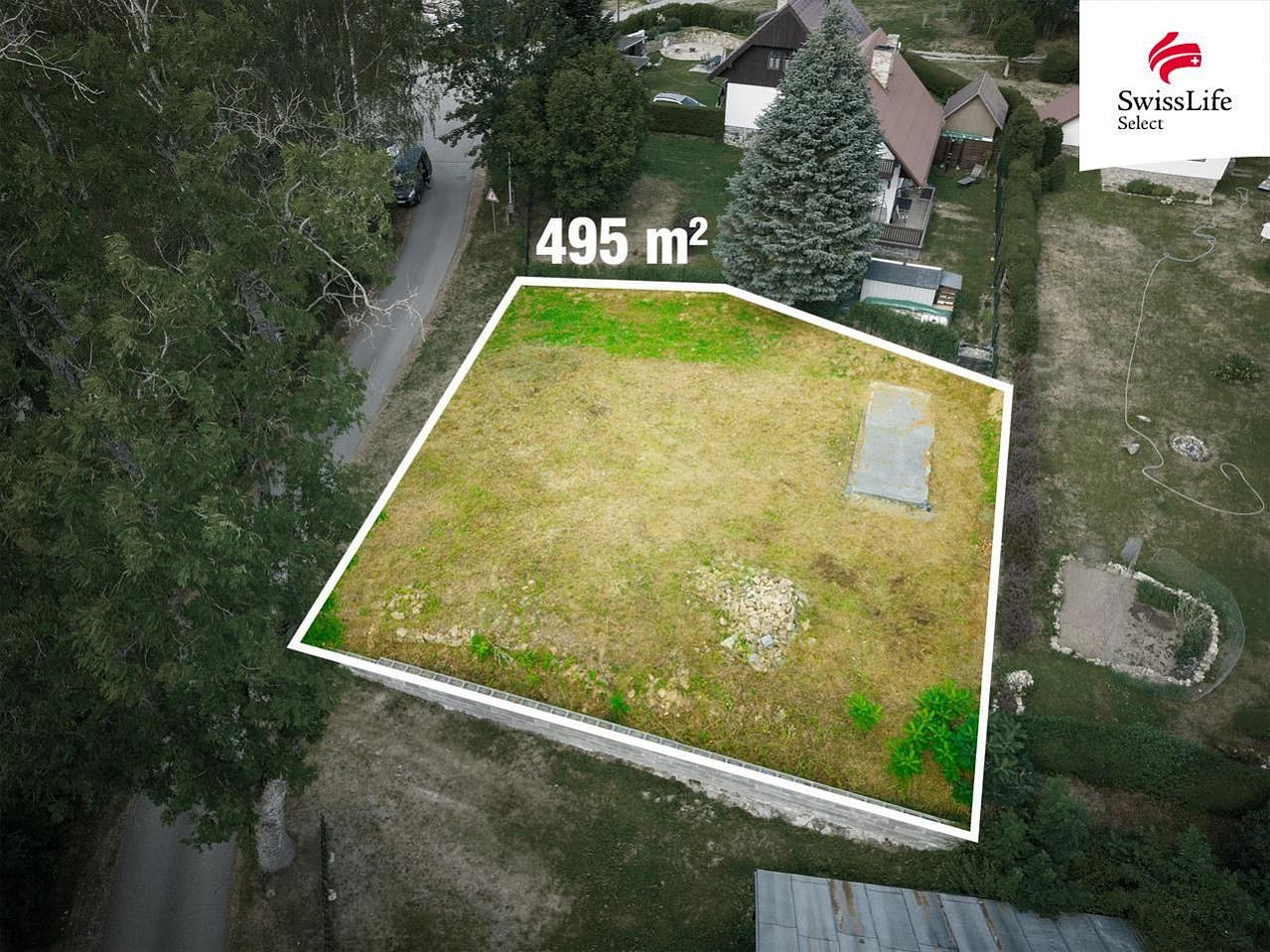 Prodej stavebního pozemku 495 m²