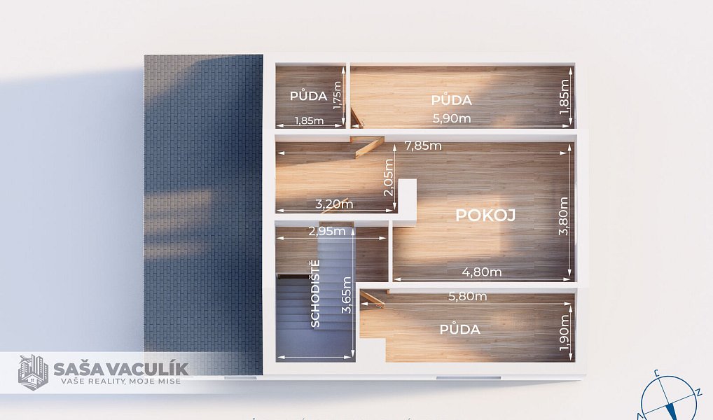 Prodej domu 123 m² s pozemkem 1 073 m², Velké Karlovice – náhled fotky 36