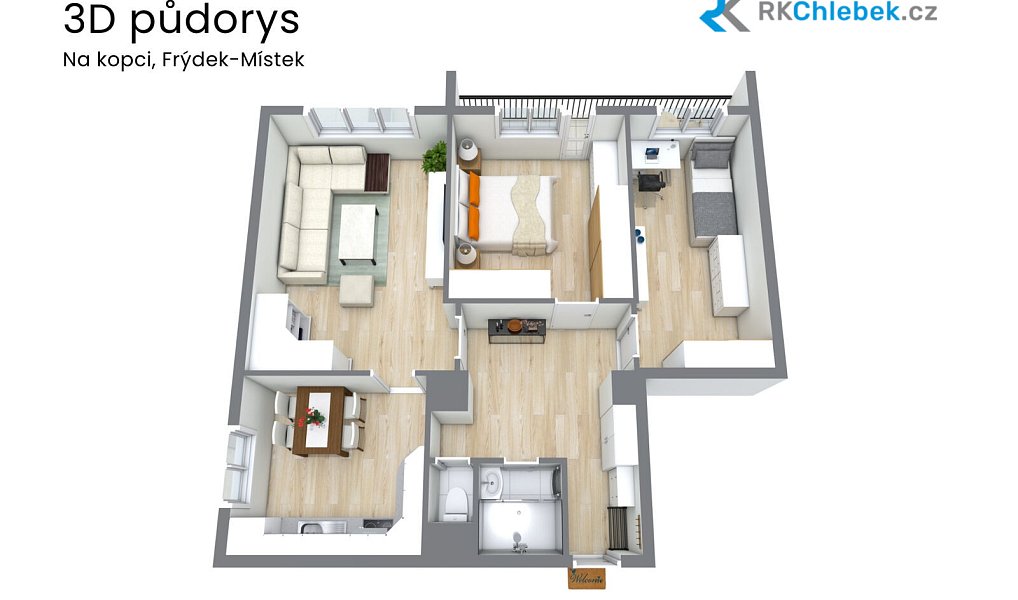 Prodej bytu 3+1 74 m², Frýdek-Místek – náhled fotky 4