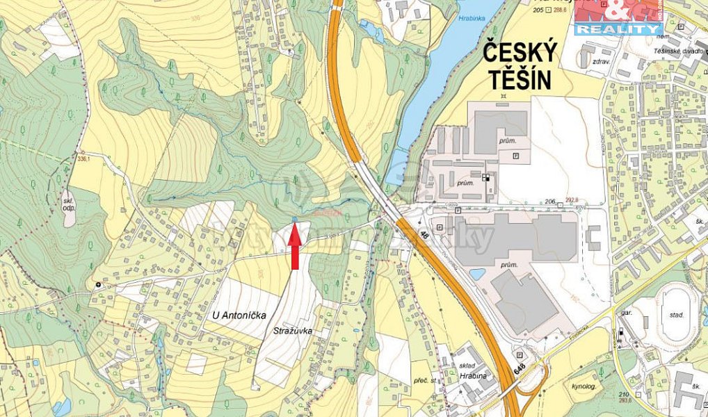 Prodej pozemku 184 m², Český Těšín – náhled fotky 3