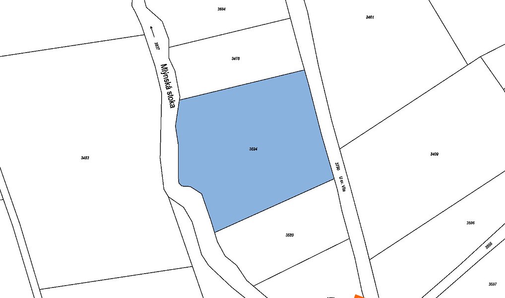 Prodej pole 631 m², Třeboň – náhled fotky 2