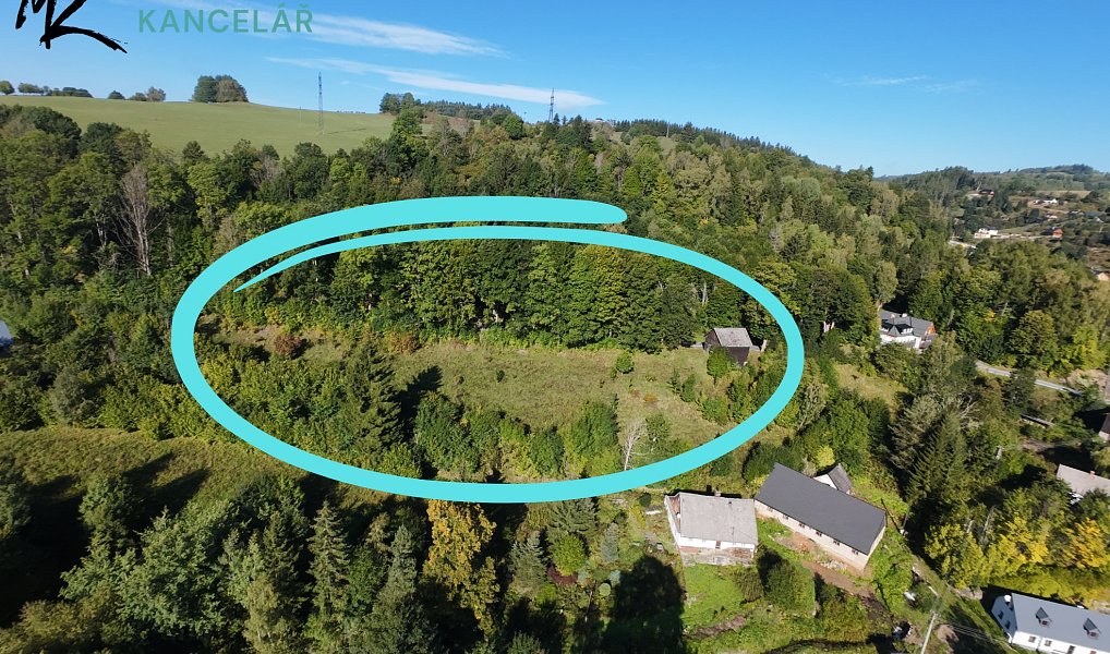 Prodej stavebního pozemku 3 323 m², Branná – náhled fotky 2