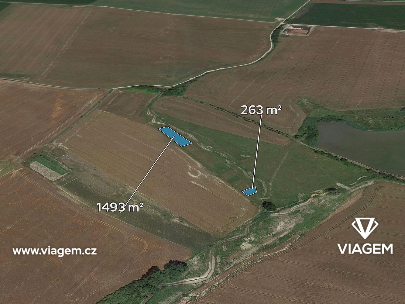 Prodej pole 1 521 m²