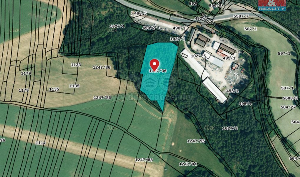 Prodej lesa 6 740 m², Kralovice – náhled fotky 2