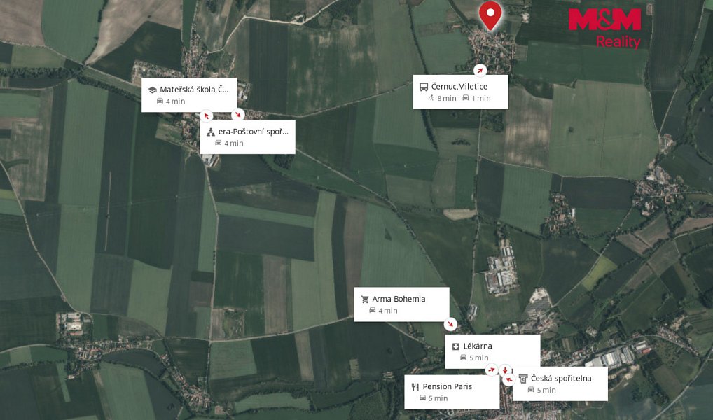 Prodej stavebního pozemku 676 m², Černuc – náhled fotky 13