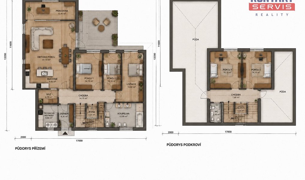 Prodej stavebního pozemku 1 821 m², Horní Planá – náhled fotky 5