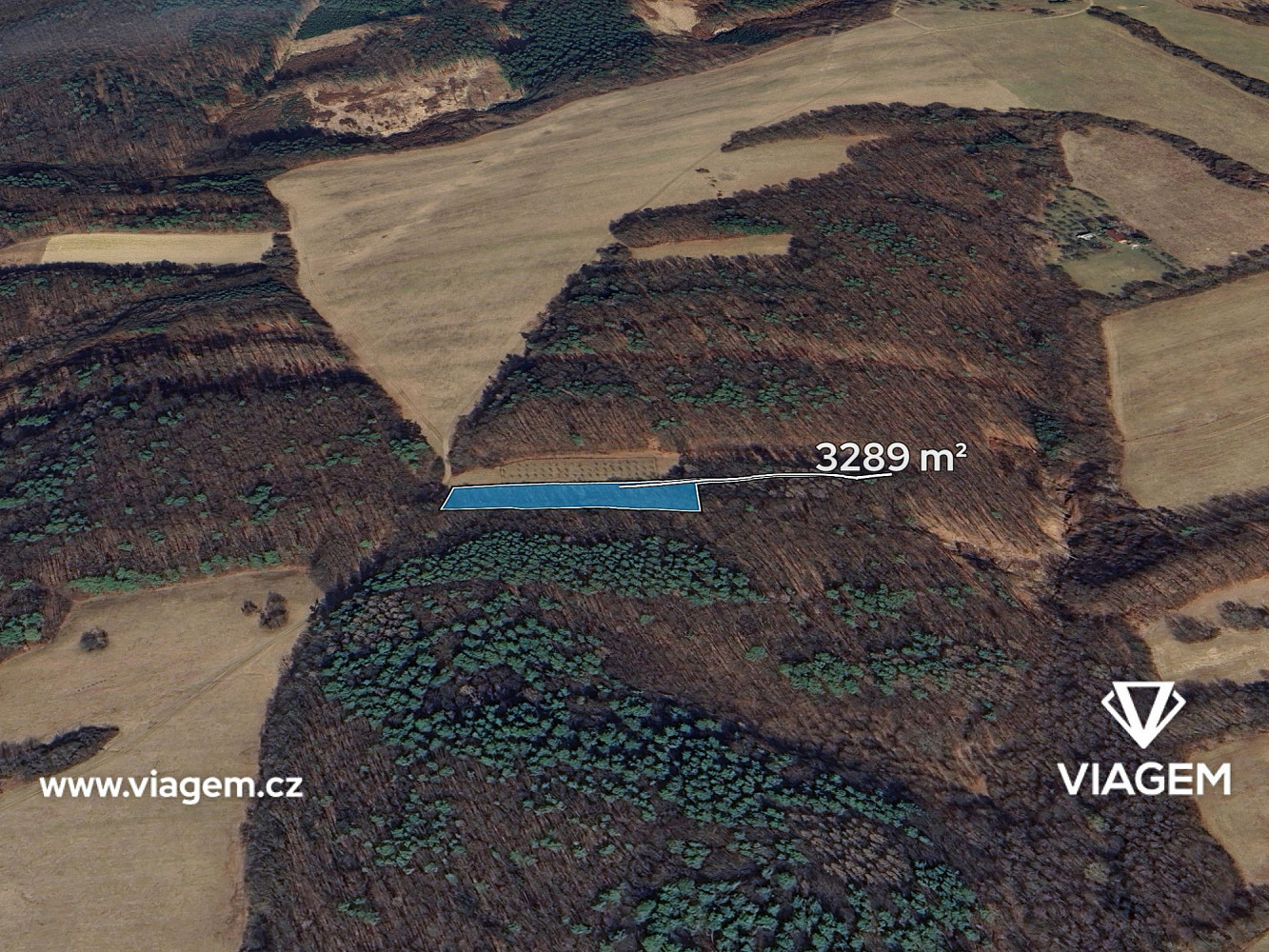 Prodej pole 1 096 m²