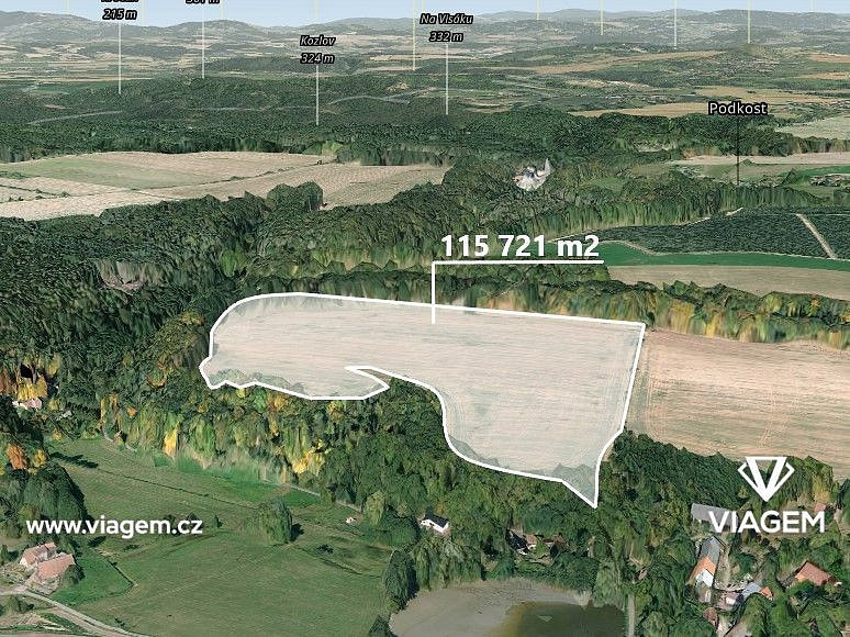 Prodej pole 38 573 m²