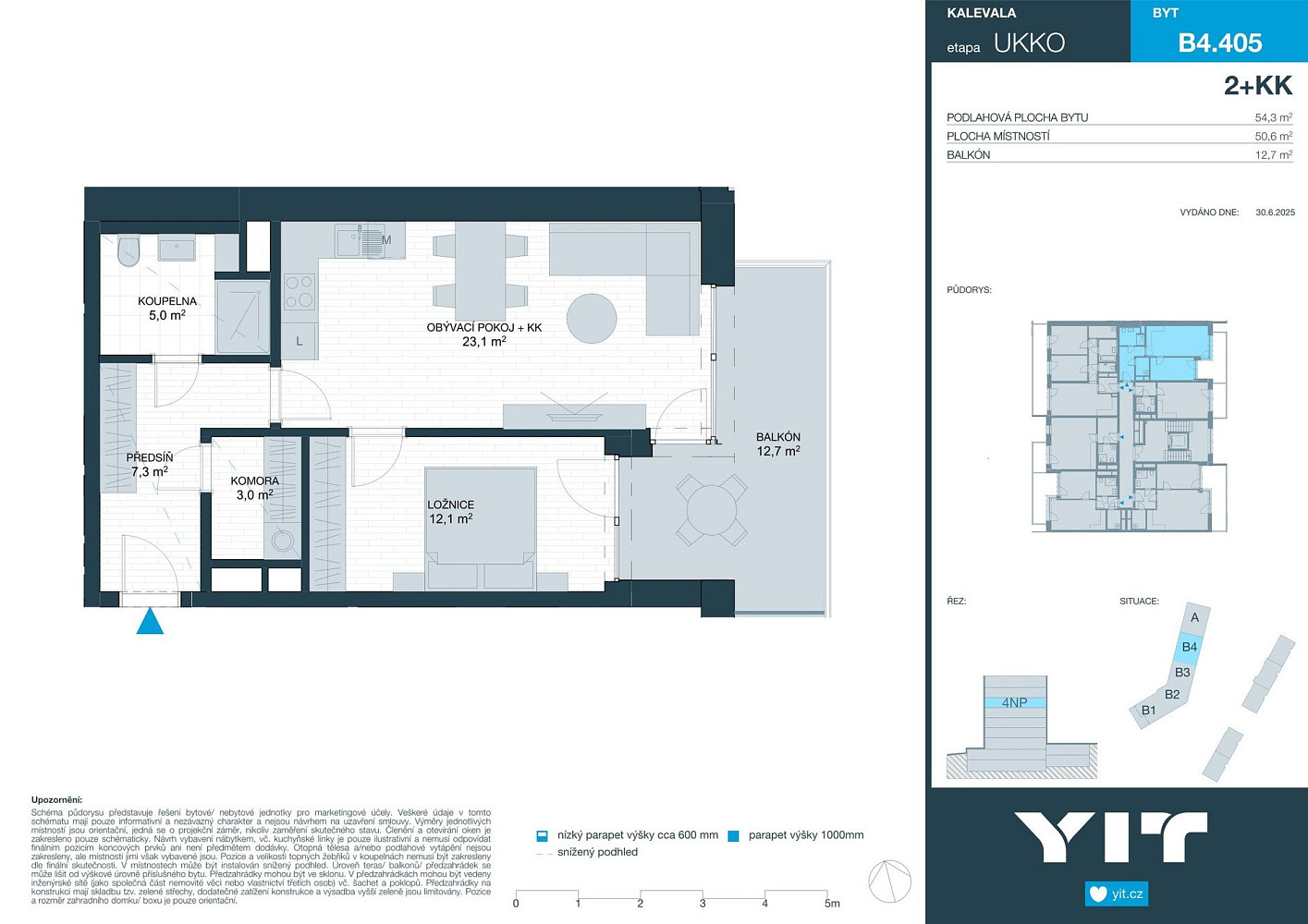 Prodej bytu 2+kk 51 m² – fotografie 2