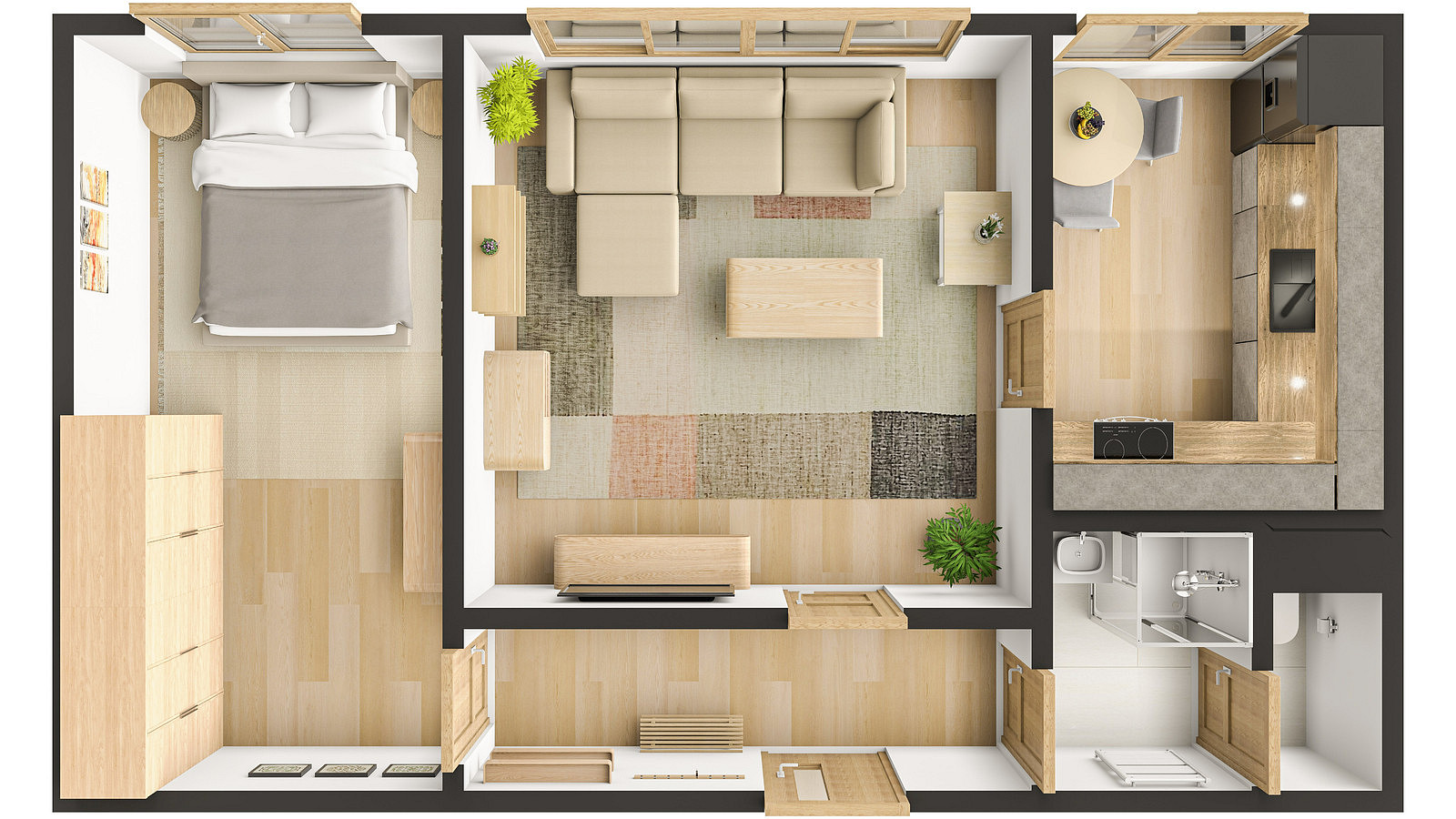Prodej bytu 2+1 50 m² — photo 3