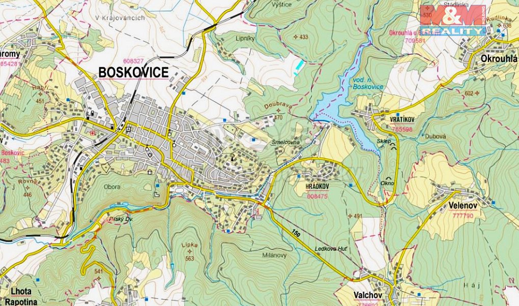 Prodej pole 1 418 m², Boskovice – náhled fotky 2
