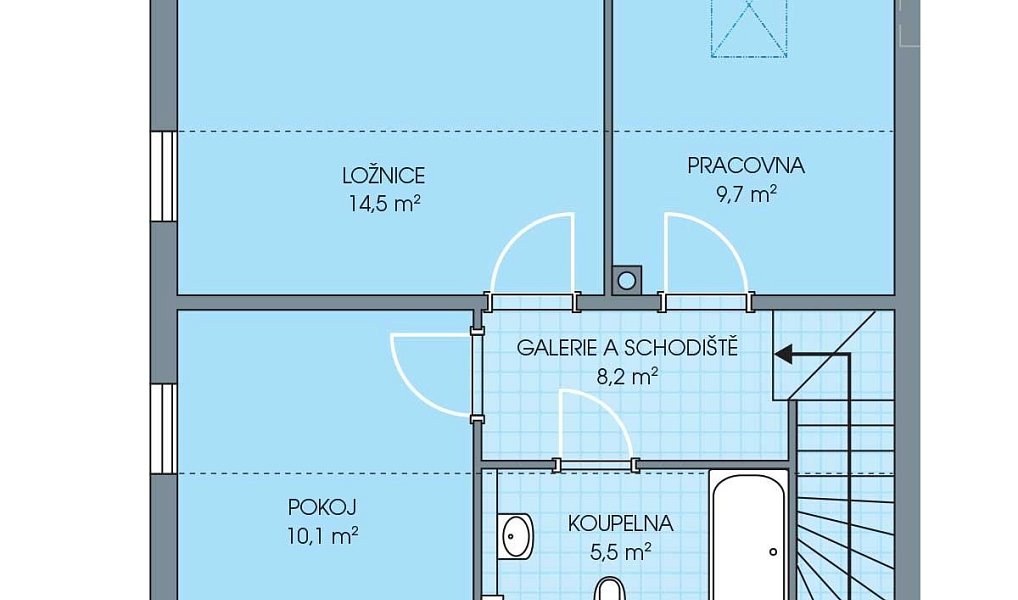 Prodej domu 108 m² s pozemkem 293 m², Nehvizdy – náhled fotky 6