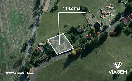 Prodej stavebního pozemku 2 072 m², Kovářov, okres Písek