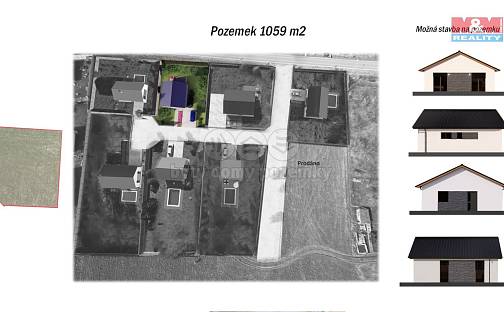 Prodej stavebního pozemku 1 059 m², Sedlčany - Sestrouň, okres Příbram