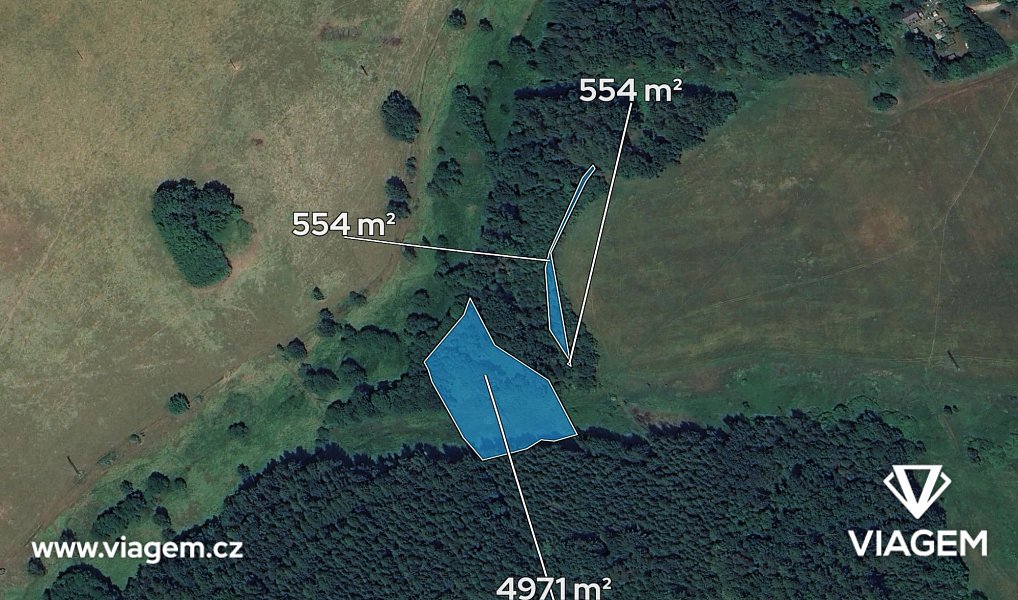 Prodej pole 2 762 m², Šluknov – náhled fotky 2