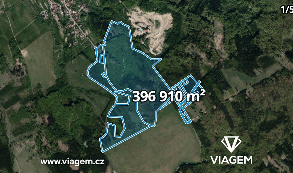 Prodej lesa, 3337 m², Uherské Hradiště, Bojkovice