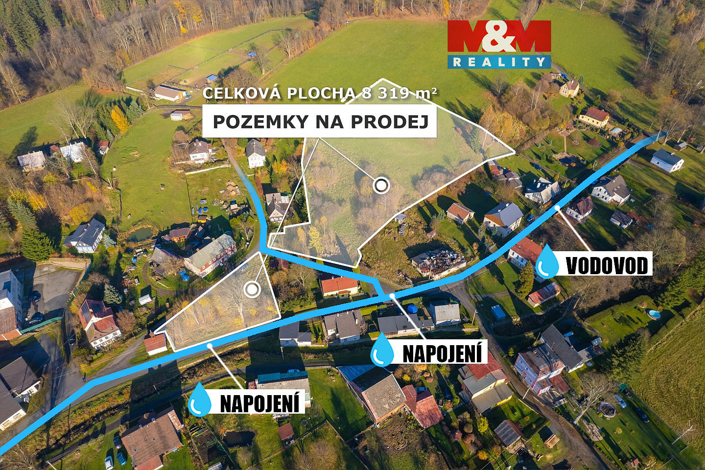 Prodej stavebního pozemku 8 319 m²