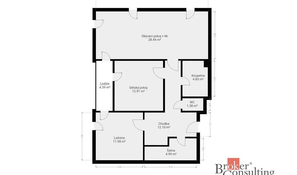 Prodej bytu 3+kk 85 m², Třemošná – náhled fotky 3