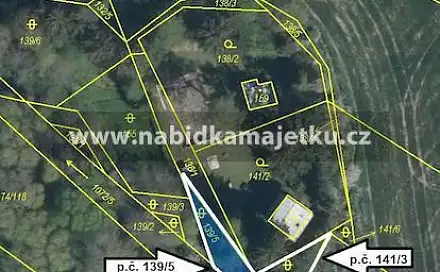 Prodej pozemku 210 m², Skořice, okres Rokycany