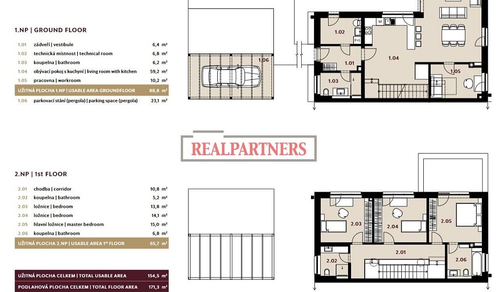 Prodej domu 171 m² s pozemkem 601 m², Statenice – náhled fotky 2