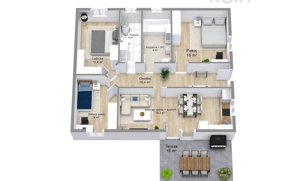 Prodej domu 79 m² s pozemkem 971 m², Kolová – náhled fotky 4