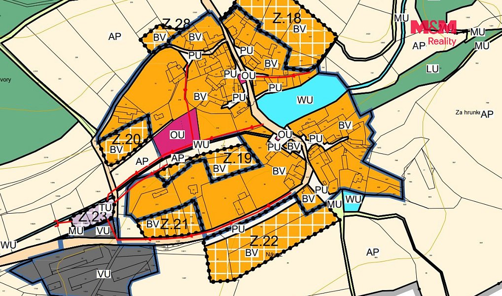 Prodej stavebního pozemku 992 m², Hrazany – náhled fotky 6