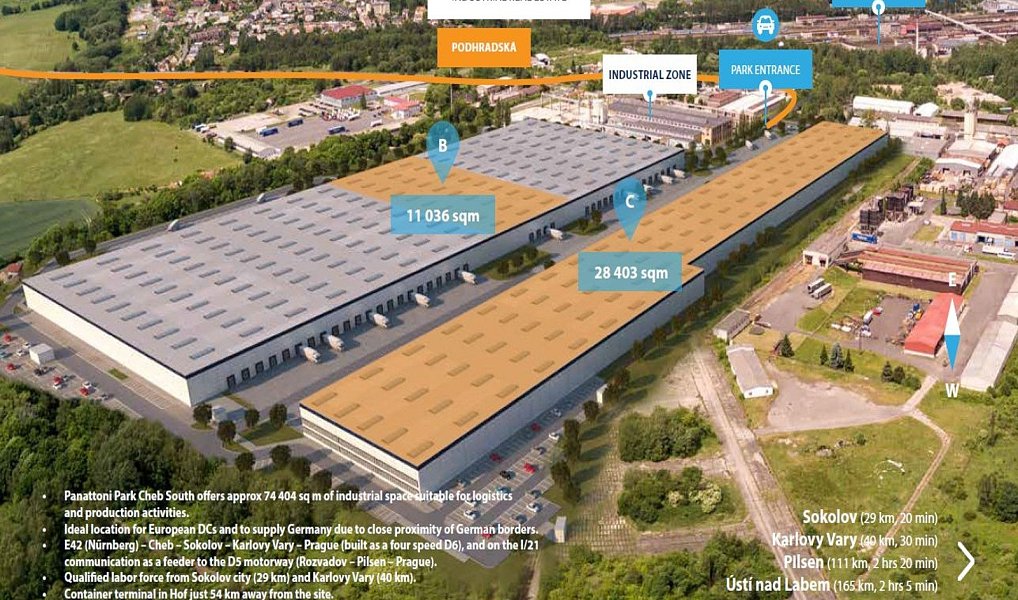 Pronájem skladovacích prostor 5 000 m², Cheb – náhled fotky 18