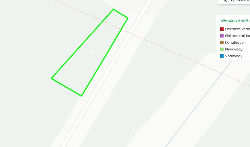 Prodej pole 1 481 m², Všeruby – náhled fotky 5