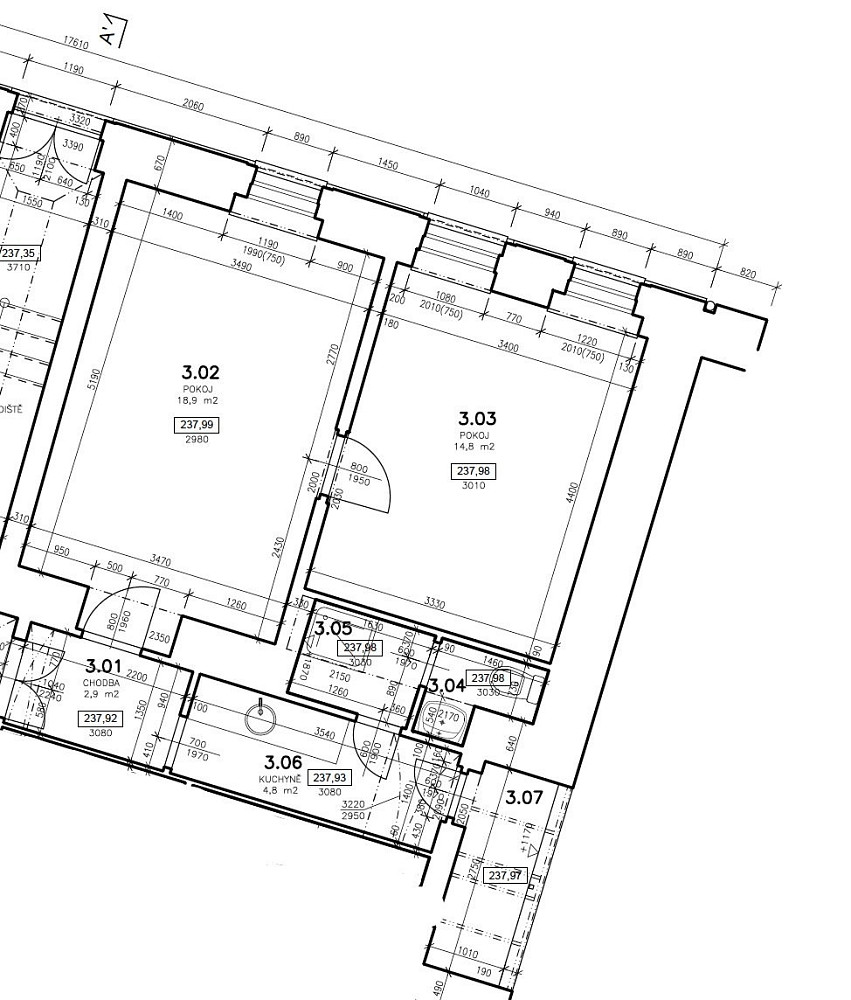 Prodej bytu 2+kk 48 m² – fotografie 2