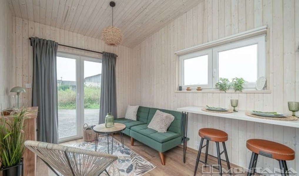 Novostavba celoročně obyvatelného Tiny house s loftem na spaní, Olomouc – náhled fotky 3