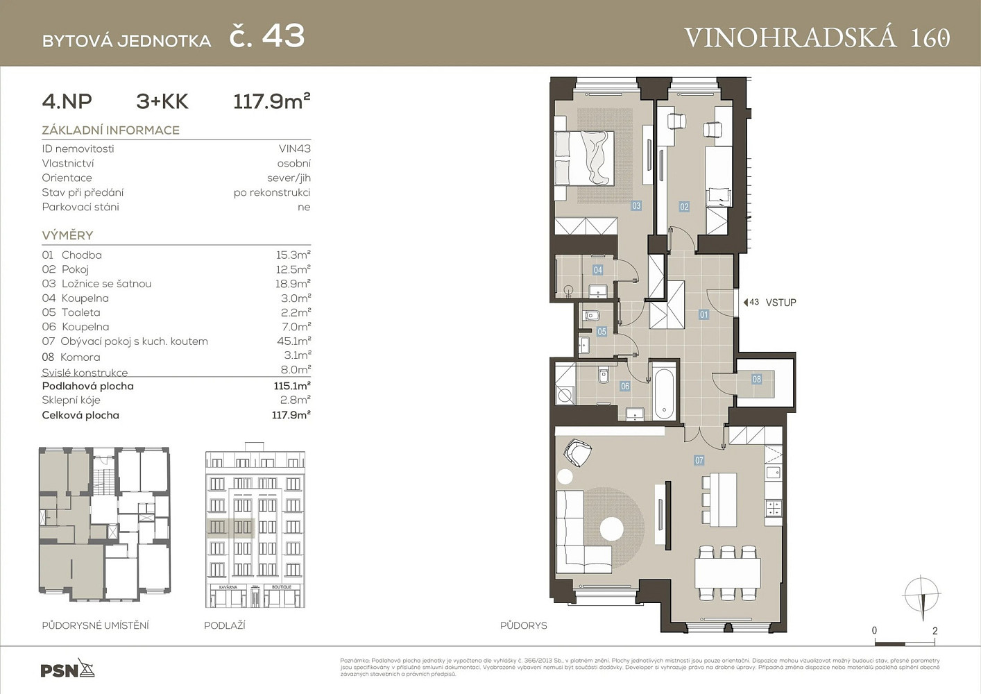 Prodej bytu 3+kk 107 m² – fotografie 2