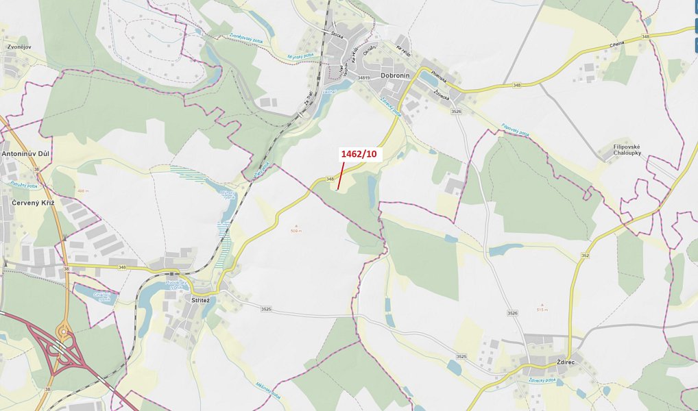 Dražba lesa, 246 m², Jihlava, Dobronín
