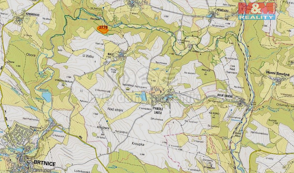 Prodej lesa 21 827 m², Brtnice – náhled fotky 5