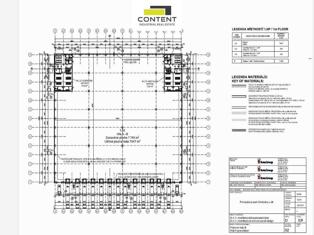 Pronájem novostavby skladu, výrobních prostor 3.000 m², Chotoviny, D3 – další