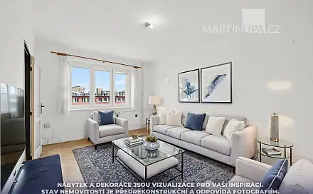 Prodej bytu 2+1 53 m², náměstí Na Balabence, Praha 9 - Libeň