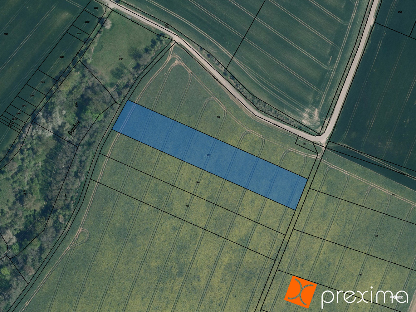 Prodej pole 580 m²