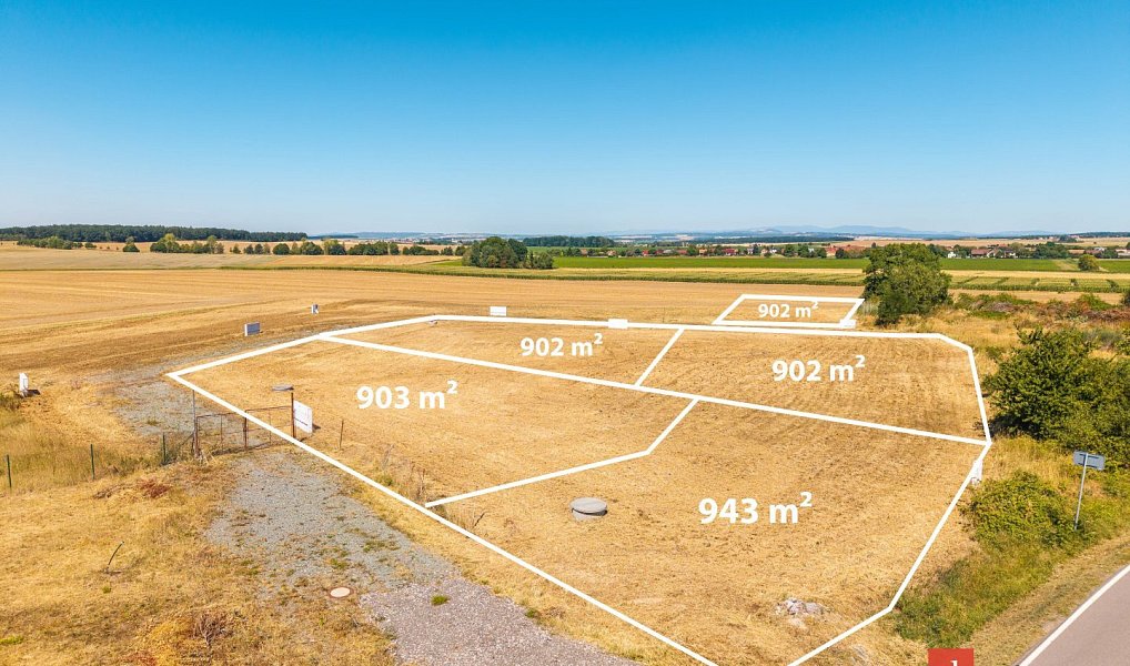Prodej stavebního pozemku 943 m², Dolní Přím – náhled fotky 2