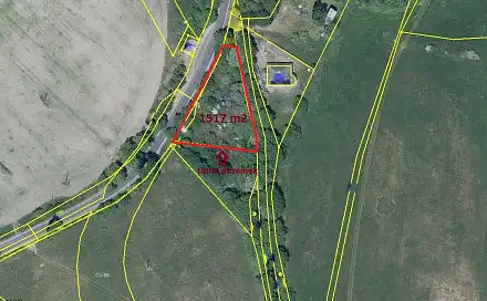 Prodej stavebního pozemku 1 550 m², Andělská Hora, okres Karlovy Vary