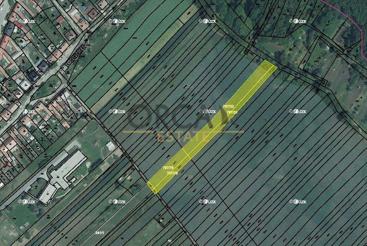 Prodej pole 3 590 m², Přísnotice