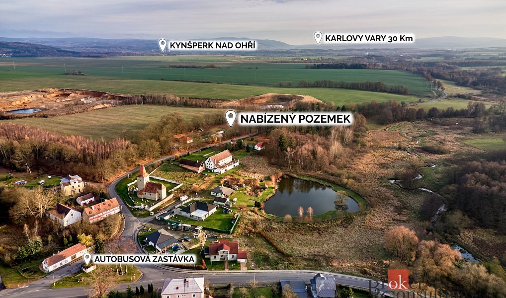 Prodej stavebního pozemku 3 662 m², Milhostov – náhled fotky 9